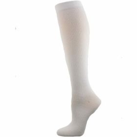 Compression Socks for Men (Knee-Hi 3-Pair Packs) in Firm Support (Color: 3 Pk. White, size: X-Large)